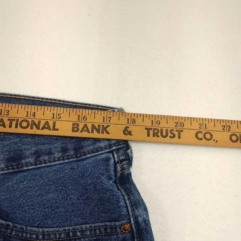 Levi's Jeans Mens W36 L30 Blue 505 Straight‎ Regular Fit Denim Medium Wash